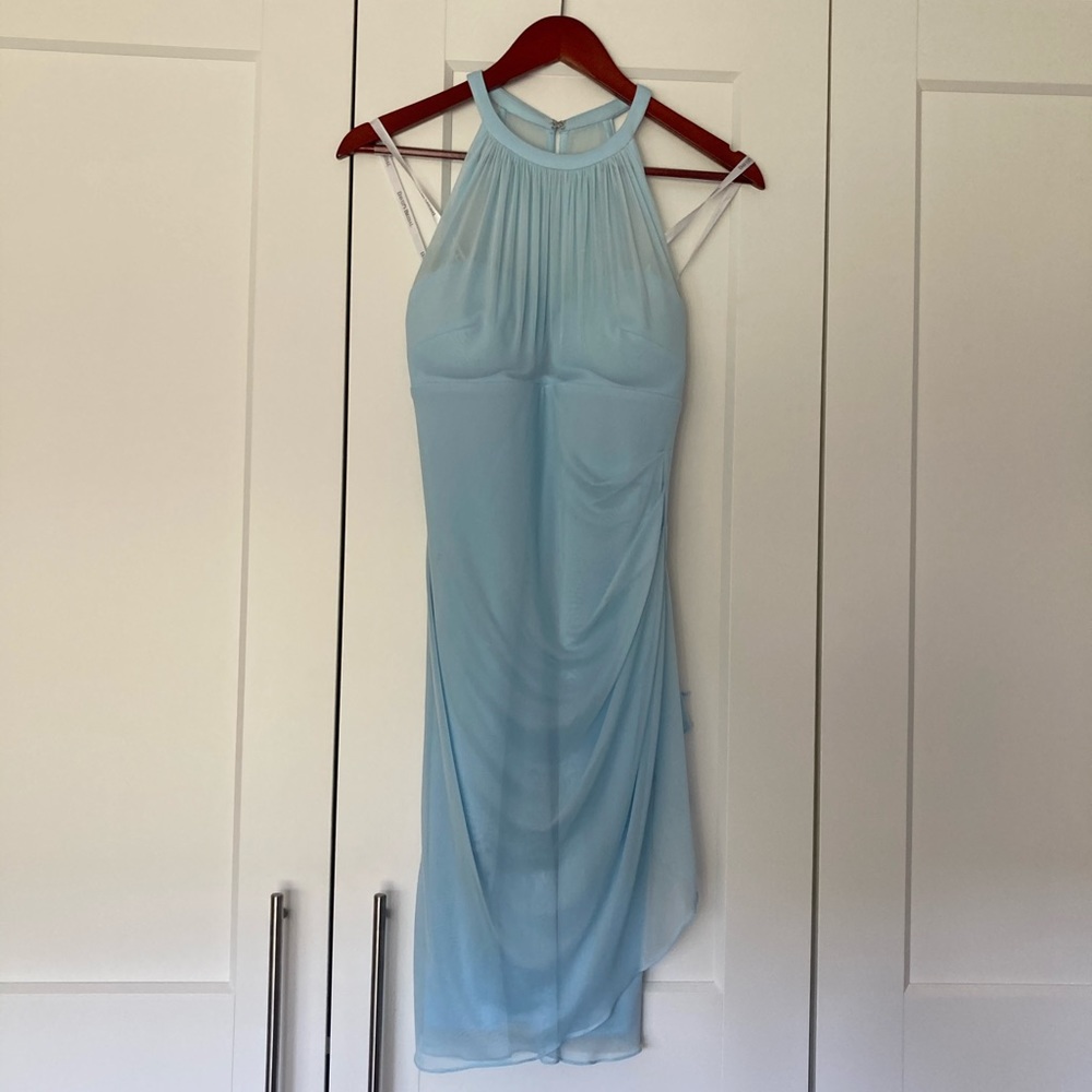 David’s Bridal Blue dress - size 4 - bridesmaid